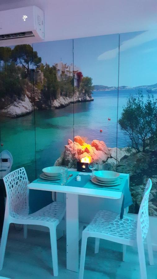 Le Bijou Appartement Avec Jacuzzi Et Sauna Privatif Terrasse Plein Sud Clim Parking Privatif 邦多勒 外观 照片